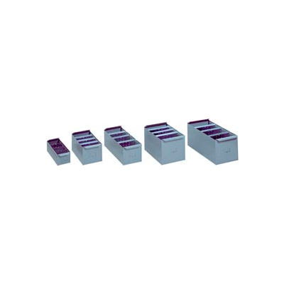 Lyon Steel Shelf Box DD8116 - 5-21/32"W x 11-1/4"D x 4-5/16"H, Gray