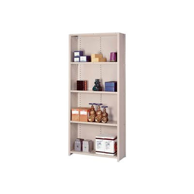 Lyon Steel Shelving 18 Gauge 36"W x 24"D x 84"H Closed Style 5 Shelves Py Starter