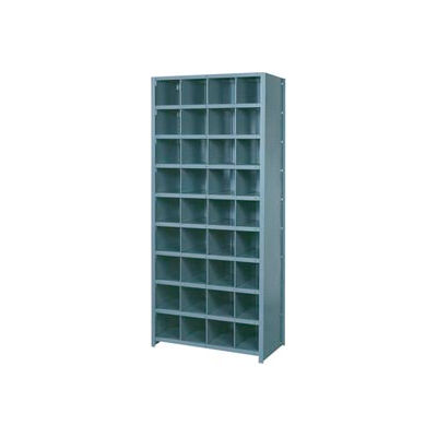 Lyon Shelving Starter PP8101SH - 36 Compartment 10 Heavy-Duty Shelves, 36"Wx18"Dx84"H Putty