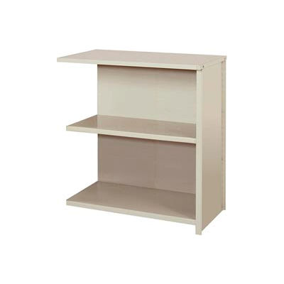 Lyon Steel Shelving 36"W x 24"D x 39"H Closed Counter Style 3 Shelves Py Add-On