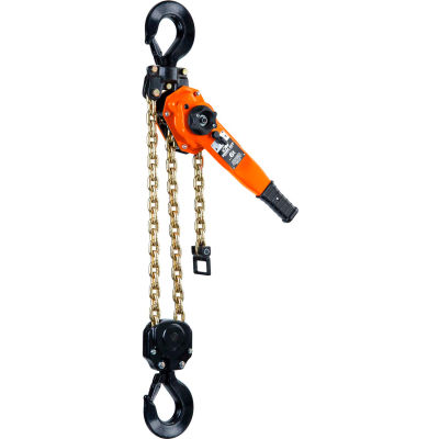 CM Series 653 Ratchet Chain Lever Hoist, 6T Capacity, 10' Lift