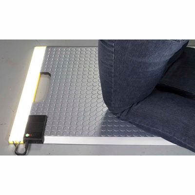 Ergomat® Portable LED Kneeling Mat 1.5' x 2' Black