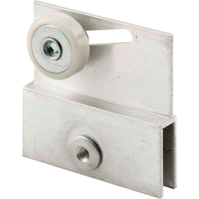 Prime-Line M 6054 Frameless Sliding Shower Door Top Bracket, 3/4", Plastic Wheel, Steel Ball Bearing