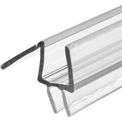 Prime-Line M 6258 -1 Frameless Shower Door Bottom Seal, 3/8 in. x 36 in., Vinyl, Clear