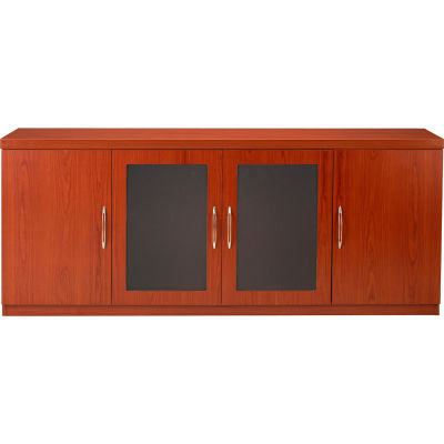 Safco® Aberdeen Series Low Wall Credenza Cherry