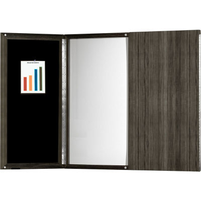 Safco® Medina Series Presentation Board Gray Steel