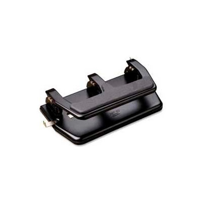 Master® MP50 3-Hole Punch, 40 Sheet Capacity, Black