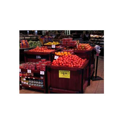 Bin, 36"L x 36"W x 31"H, Hardwood, Select Cherry