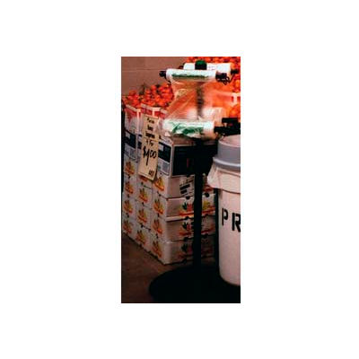 Free-Standing Multi-Rack Bag Holder, 17"L x 17"W x 49"H, Steel, Black