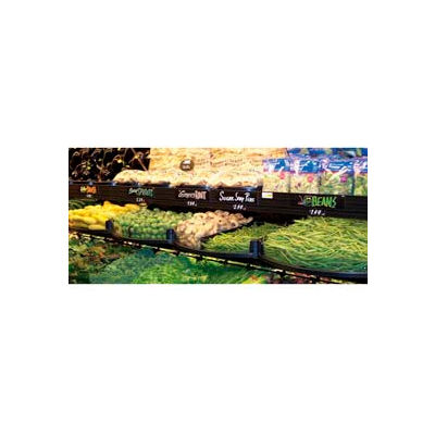 Plastic Food Tray, 14"L x 24"W x 4"H, ABS, Black