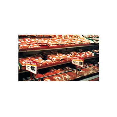 Interlocking Low Ribbed Tray, 14"L x 48"W x 1-1/4"H, ABS, Black
