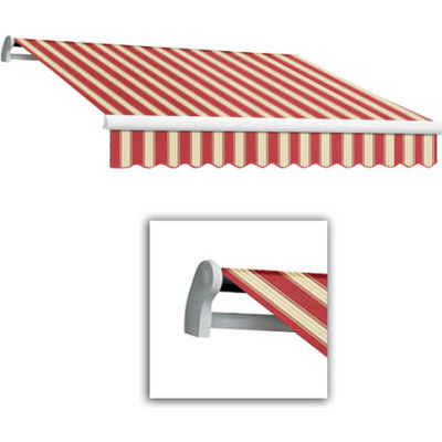 Awntech MM8-443-BWM Retractable Awning Manual 8'W x 10"H x 7'D Burgundy/White