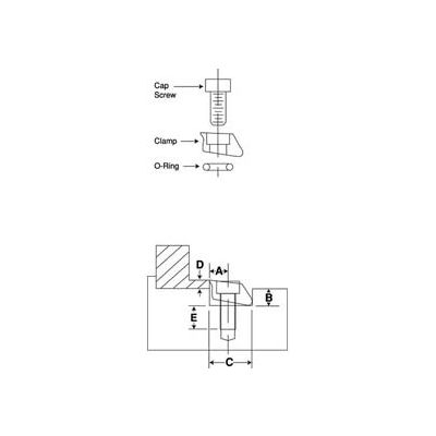 Pack of 6 Blunt Edge 1/4-20 SHCS Screw MiTee-Bite Products 26060 Steel Pitbull Clamp Pack of 6 Blunt Edge 1/4-20 SHCS Screw MiTee-Bite Products 26060 Steel Pitbull Clamp