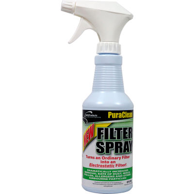 Qwik Products PuraClean® Filter Spray QT2700 - 16 Oz. Bottle