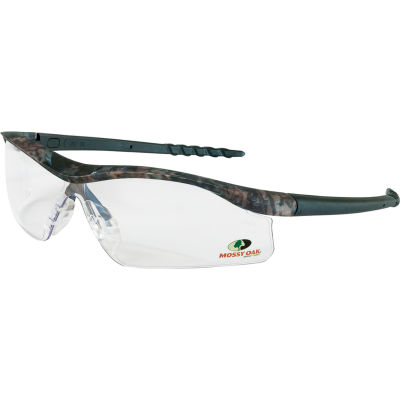MCR Safety® Mossy Oak® Dallas® MODL110 DL1 Safety Glasses, Camo Frame, Clear Lens