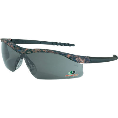 MCR Safety® Mossy Oak® Dallas® MODL112 DL1 Safety Glasses, Camo Frame, Gray Lens
