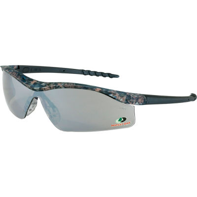 MCR Safety® Mossy Oak® Dallas® MODL117 DL1 Safety Glasses, Camo Frame, Silver Lens