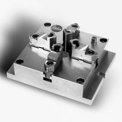 4 Jaw Front Mount Dead Length Collet Chuck - 8" - Table Mount - Pratt Burnered MCA8