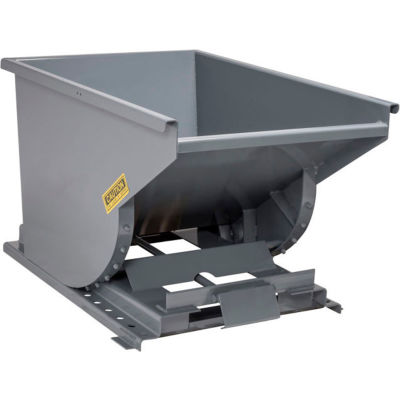 Global Industrial™ 3/4 Cu. Yd. Self-Dumping Steel Hopper with Bump Release - 4000 Lb. Capacity