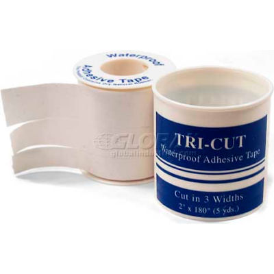Adhesive Tape, Tri-Cut, 3/8", 5/8", 1" W x 5 yds, 1/Roll