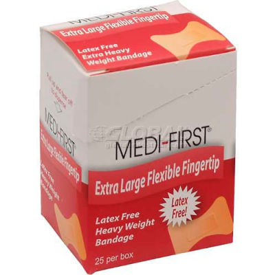 Flexible Extra Long Fingertip Bandage, Extra Heavy Weight, 25/Box