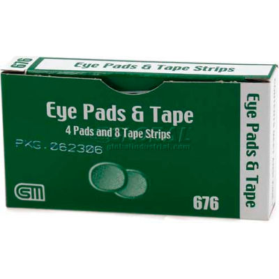 Eye Pads, 2 1/4" x 2 1/4" Pad, 4/Box