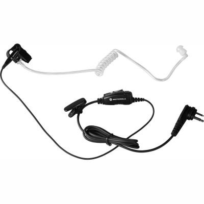 Motorola HKLN4601 1-Wire Surveillance Earpiece with In-line Clip PTT Mic
