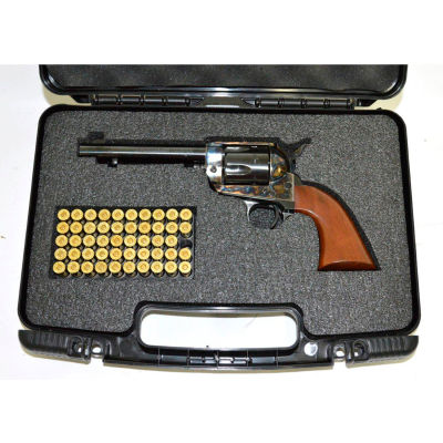 Quick Fire Western Revolver Case QF220 Watertight, 14"x10"x3-1/2" Black