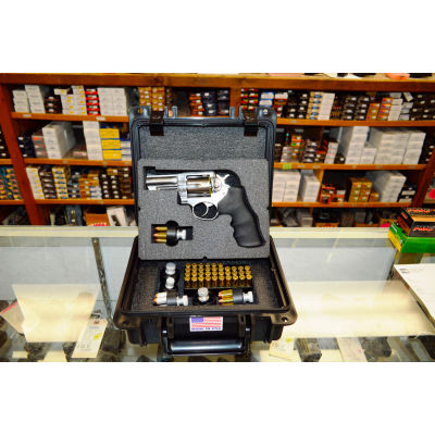 Quick Fire Pistol Case With Ruger & S&W Inserts QF300BKR1 Watertight, 10-11/16x9-3/4x4-13/16 Black