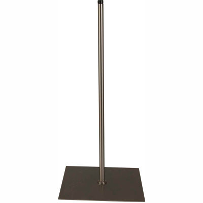 CBL Center Base L -Satin Chrome This Square Base