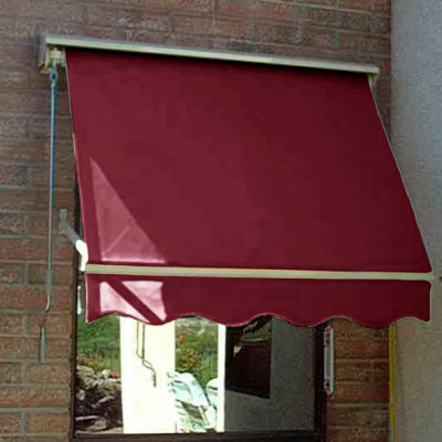 Awntech MS3-B, Retractable Window Awning 3'W x 2'D x 2'H Burgundy