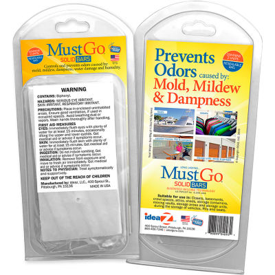 MustGo® Odor Eliminator Solid Bars - 2 Bar Pack - Pkg Qty 24