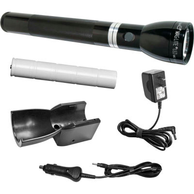 Maglite® RL3019 Mag Charger® Rechargeable LED Flashlight System w/ 120V AC Charger Black