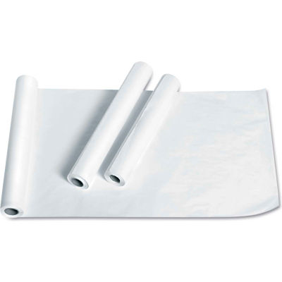 Medline NON24325 Deluxe Crepe Exam Table Paper, 21"W x 125'L, White, 12 Rolls/Carton
