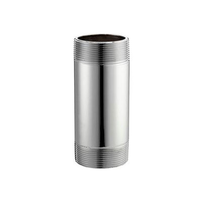 Chrome Plated Brass Schedule 40 Nipple 2 X 3 Npt Male - Pkg Qty 10