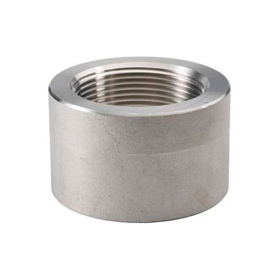 Ss 304/304l Forged Pipe Fitting 1/8" Half Coupling Npt Female X Plain - Pkg Qty 45