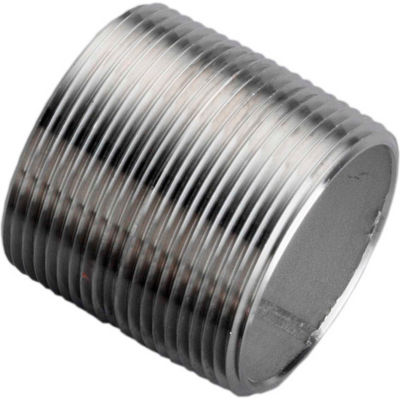 1 In. X 1-1/2 In. 304 Stainless Steel Pipe Nipple - 16168 PSI - Sch. 40 - Domestic