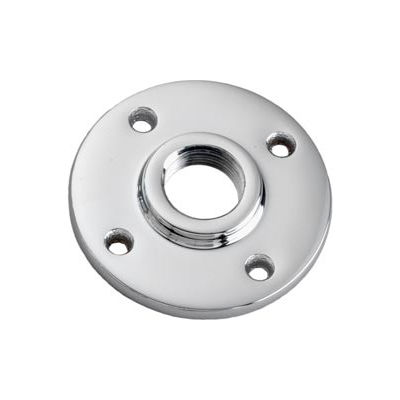 Chrome Plated Brass Pipe Fitting 1-1/4 Floor Flange Npt Female - Pkg Qty 10