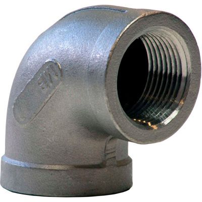 1/2 In. 304 Stainless Steel 90 Degree Elbow - FNPT - Class 150 - 300 PSI - Import
