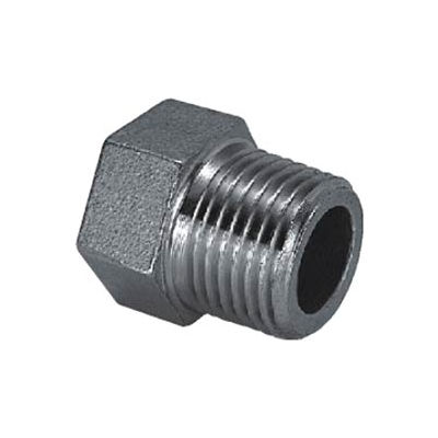 Iso Ss 304 Cast Pipe Fitting Hex Head Plug 3" Npt Male - Pkg Qty 5