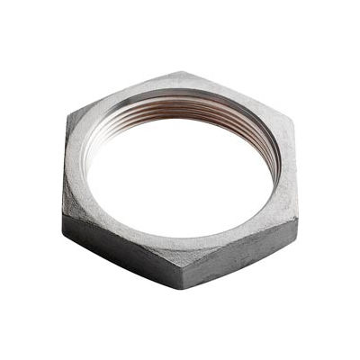 Iso Ss 304 Cast Pipe Fitting Hex Locknut 1" Npt Female - Pkg Qty 25