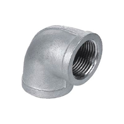Iso Ss 316 Cast Pipe Fitting 90 Degree Elbow 1-1/2" Npt Female - Pkg Qty 10