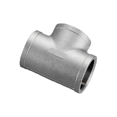 Iso Ss 316 Cast Pipe Fitting Tee 3" Npt Female - Pkg Qty 2