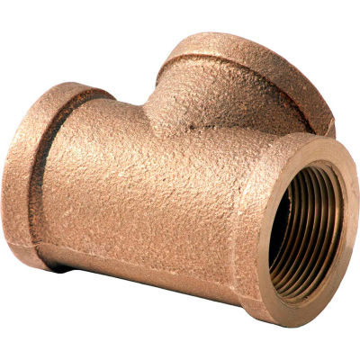 1 In. Lead Free Brass Tee - FNPT - 125 PSI - Import