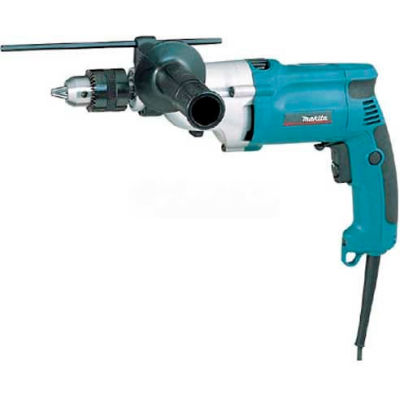 Makita® Hammer Drill, HP2050, 3/4", 6.6 Amp, 2-Speed, Rev., case