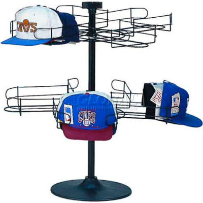 Marv-O-Lus Caparama Counter Rack, 2 Step Design, Black, 156-2C