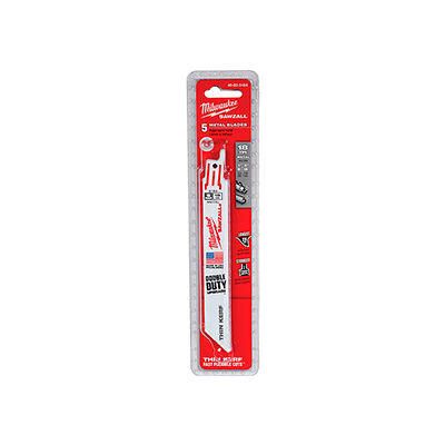 Milwaukee® 48-00-5184 6" 18 TPI SAWZALL® Blade (5 Pack)