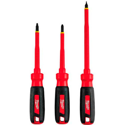 Milwaukee® 48-22-2202 3 PC 1000V Insulated Screwdriver Set