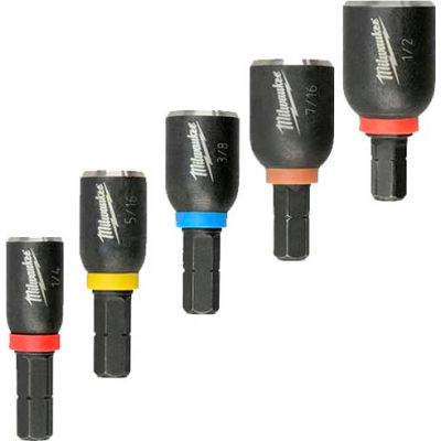 Milwaukee® 49-66-4563 Shockwave™ 5 Pc.Insert Nut Driver Set
