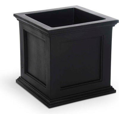Mayne® Fairfield 20" x 20" Square Planter, Black
